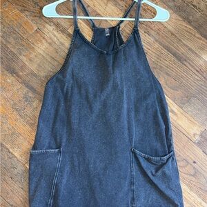 FP Movement by Free People Dark Gray Sleeveless Top